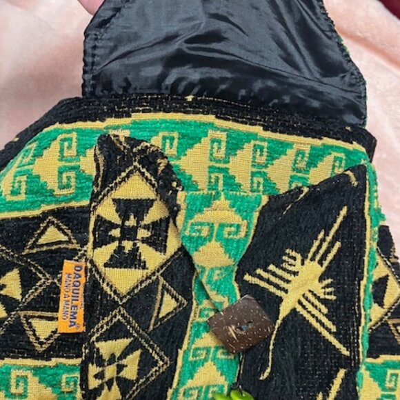 Original Daquilema Geometric Sling Travel Hobo Tote Shoulder Bag Ecuador - Picture 15 of 15
